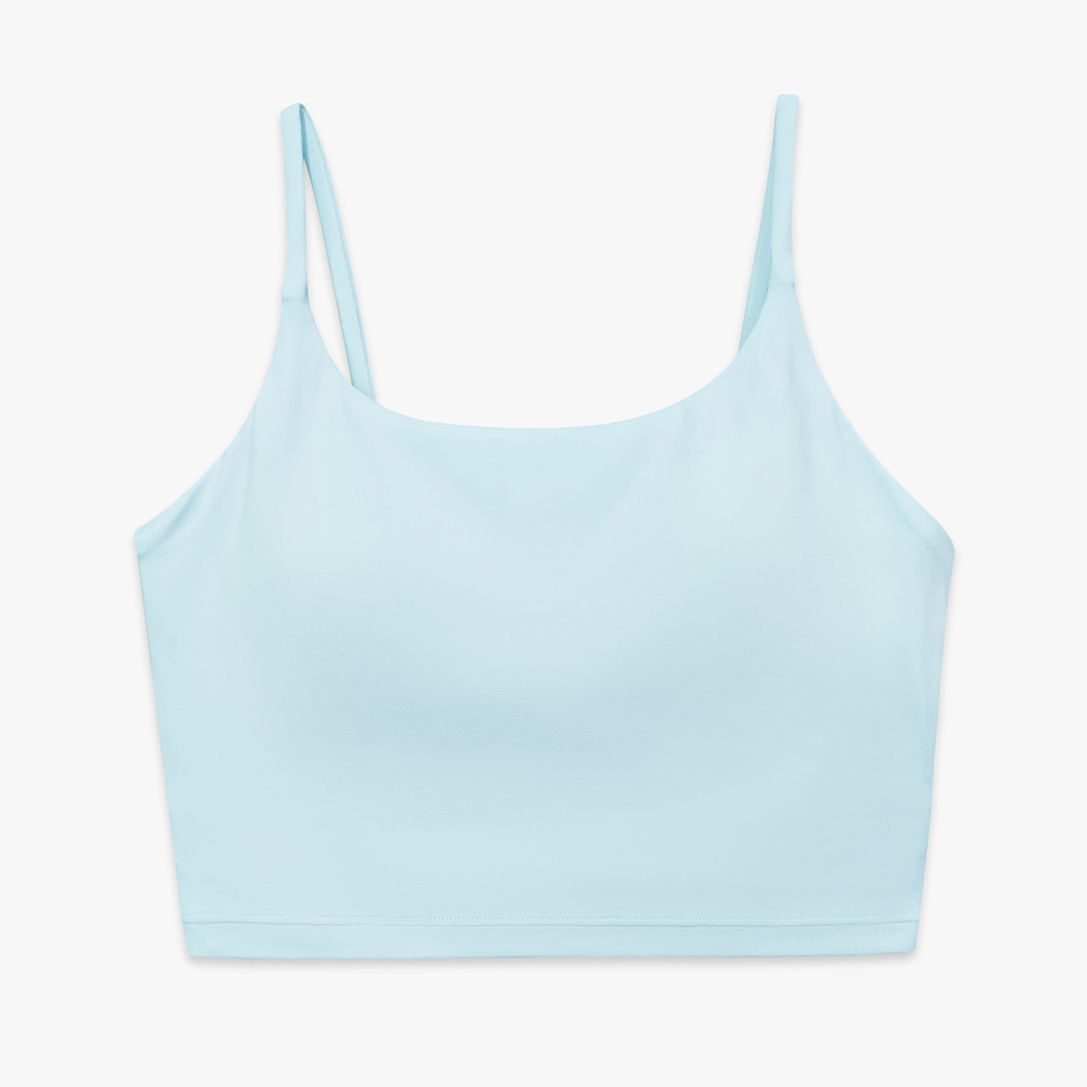 Women's Yoga Camisole Bra Workout Tank Top Padded Push Up Sports Bra Naked-Feel Gym Vest - Image 11